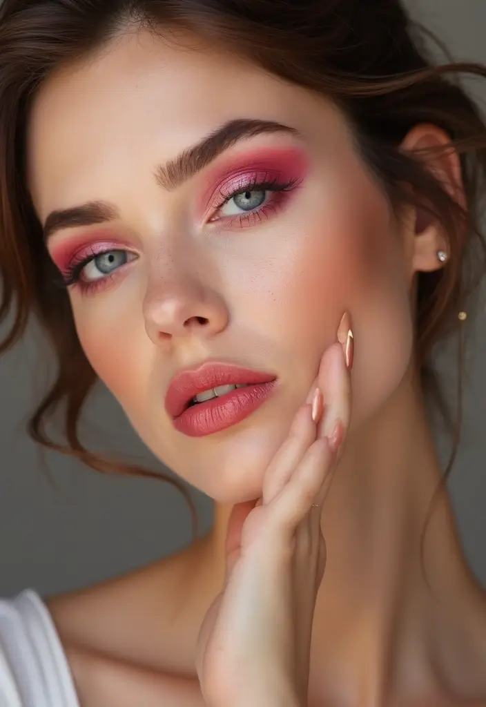 26 Stunning Soft Glam Makeup Looks That Will Leave You Breathless (Wait Until You See #5!) - 3. Soft Berry Hues