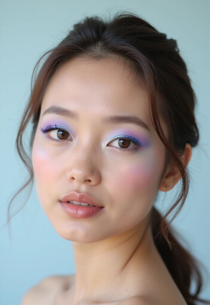 26 Stunning Soft Glam Makeup Looks That Will Leave You Breathless (Wait Until You See #5!) - 8. Icy Pastels
