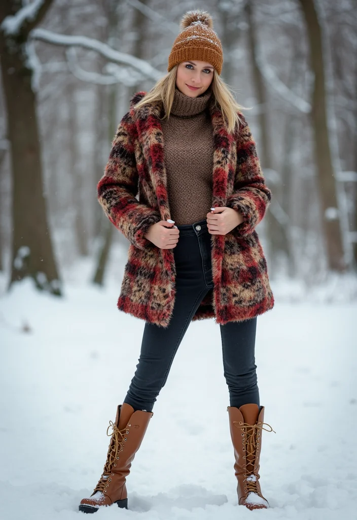 26 Winter Fashion Inspo Ideas That Will Transform Your Wardrobe! - 8. Playful Patterns