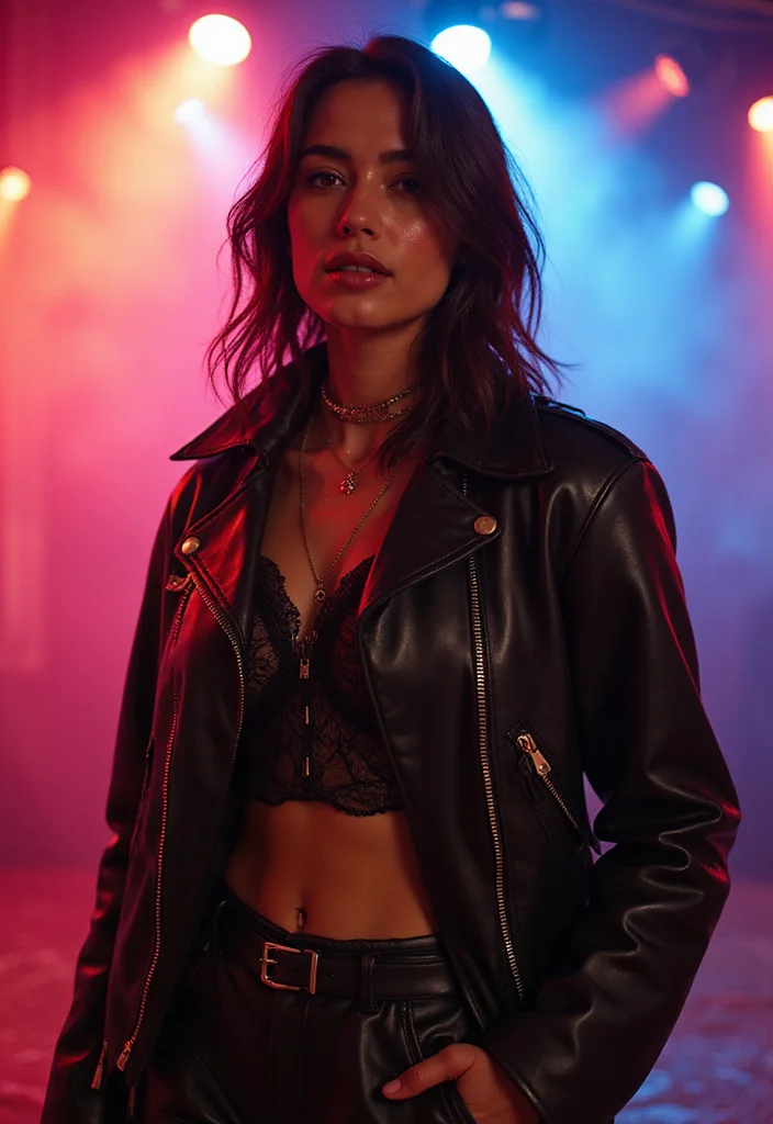 30 Disco Outfit Ideas That Will Inspire Your Party Wardrobe! - 18. Edgy Leather Pieces