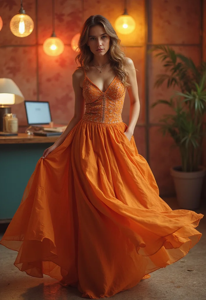 30 Disco Outfit Ideas That Will Inspire Your Party Wardrobe! - 9. Vintage 70s Inspired Maxi Dresses