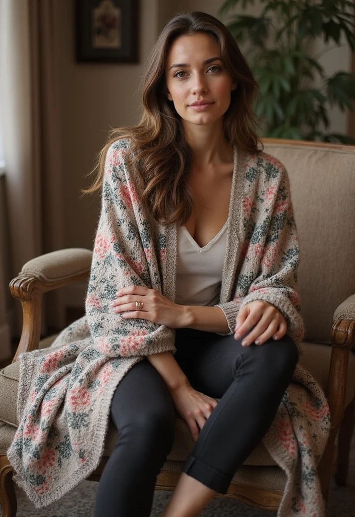 The Hottest Leggings Outfit Trends You Need to Try This Season - 2. Leggings with Long Cardigans