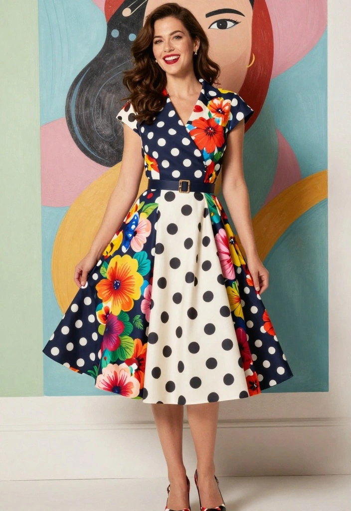 10 Tips for Styling Vintage Outfits That Will Turn Heads - 1. Embrace Bold Patterns 1