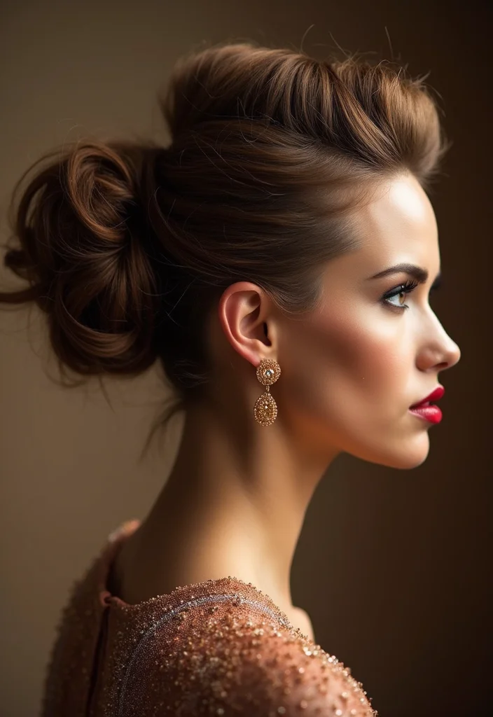 18 Stunning Curly Updos for Every Special Occasion (#7 Will Blow Your Mind!) - 7. The Twist and Pin 1