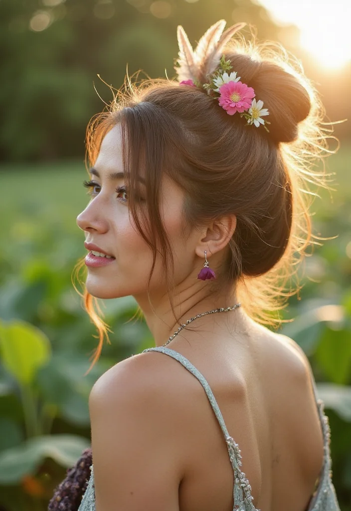 18 Stunning Curly Updos for Every Special Occasion (#7 Will Blow Your Mind!) - 9. Bohemian Updo 1