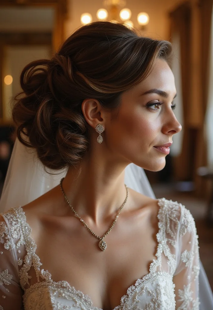20 Gorgeous Wedding Hairstyles for Short Hair That Will Wow Your Guests! - 16. Curly Bouffant for Volume 1
