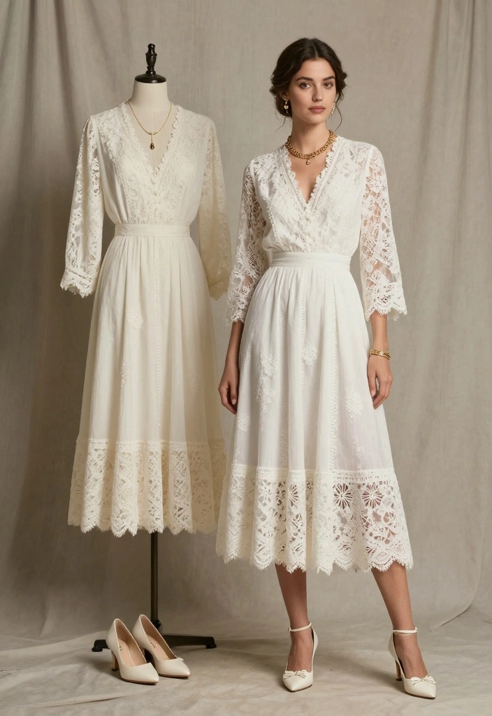 20 Vintage Outfits That'll Make You the Belle of Any Ball (Wait Until You See #6!) - 19. All-White Vintage Ensemble 1