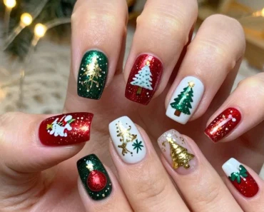 24 Glam Christmas Nail Designs That’ll Make You Shine Bright This Season!
