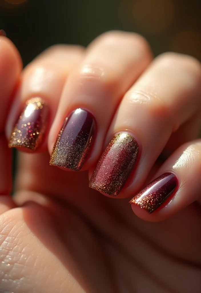 24 Must-Try Thanksgiving Turkey Nail Designs for a Festive Touch! - 24. Thanksgiving Glam