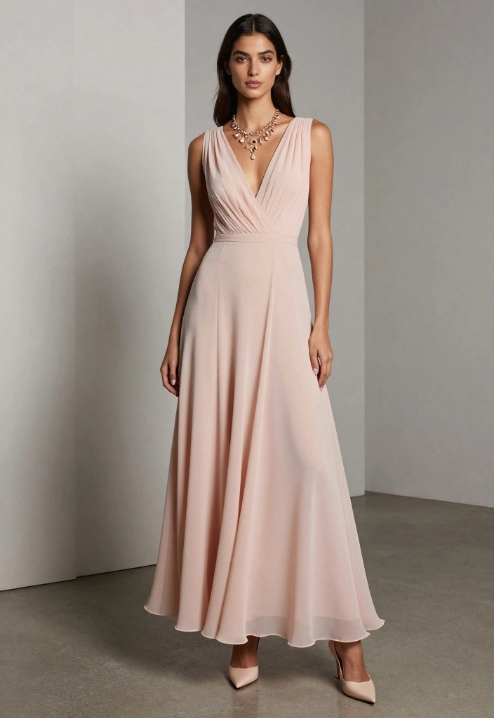 24 Stunning Modest Fashion Outfits for Wedding Guests (Wait Until You See #7!) - 3. The Classic A-Line - Timeless Charm 1