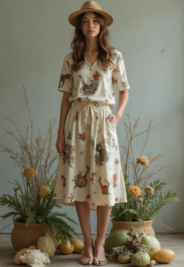 25 Sustainable Fashion Styles That Are Good for You and the Planet (You Won't Believe #10!) - 7. Nature-Inspired Patterns 1