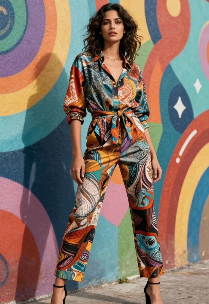 30 Edgy Women's Fashion Looks That Will Make You Stand Out (Watch Out for #9!) - 11. Funky Prints and Patterns 1