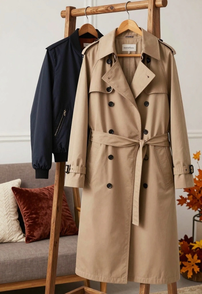 Embrace Your Curves: Plus-Size Fall Outfit Inspo That Slays! - 4. Chic Outerwear: Trench Coats and Bombers 1