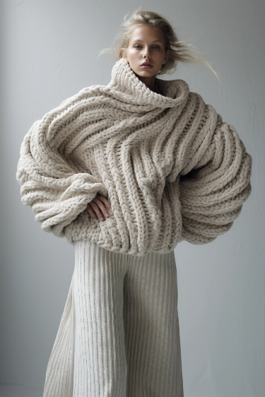 How to Choose the Perfect Cute Fall Outfits for Women for Your Weekend! - 7. Chunky Knit Sweaters 1