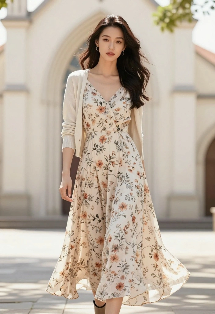 How to Create Stunning Casual Church Outfits That Make a Statement! - 1. The Effortless Maxi Dress 1
