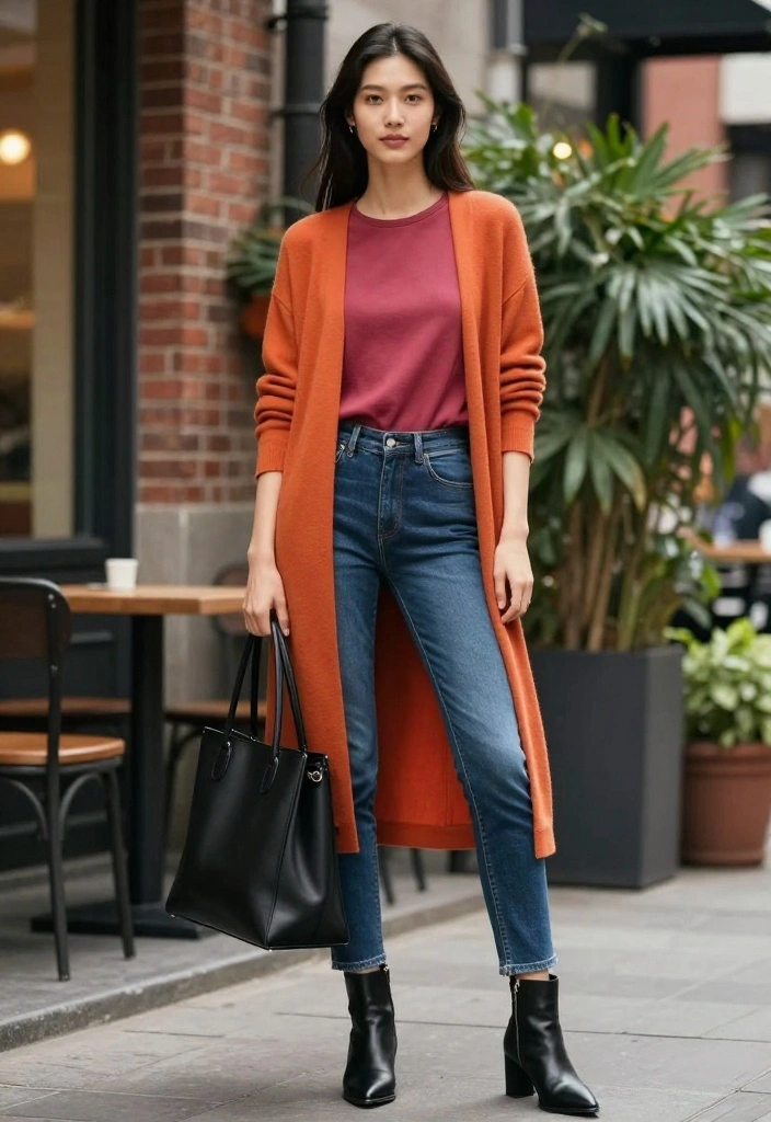 How to Layer Your Modest Fashion Outfits for a Stunning Seasonal Look - 2. Chic Layering with a Tunic and Jeans 1