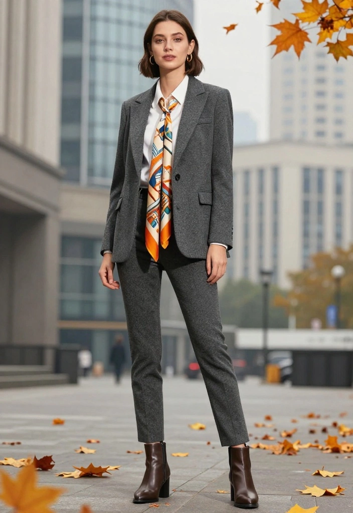 How to Rock the Hottest Fall Colors in Cute Outfits for Women - 5. Charcoal Gray: A Modern Classic 1
