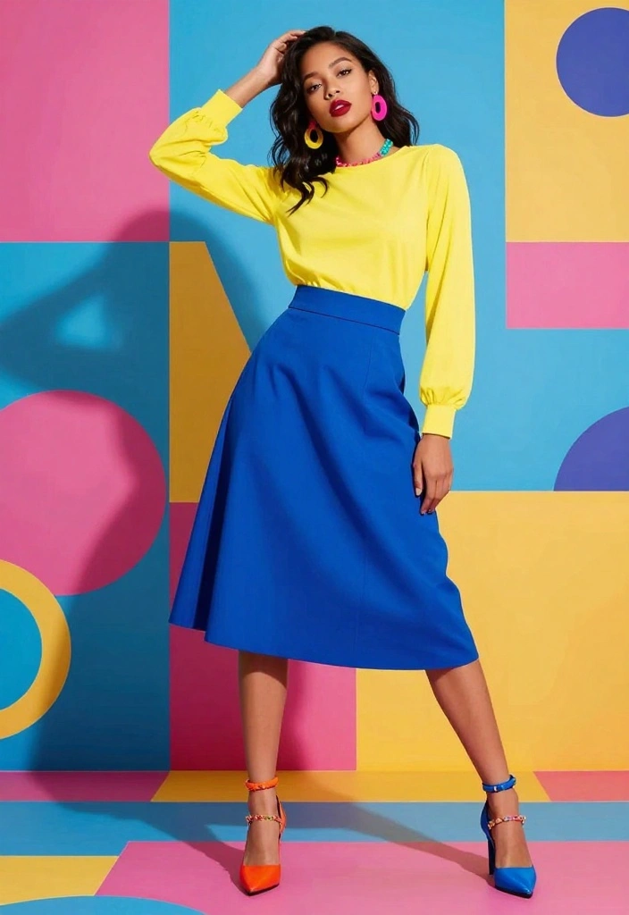 Master the Art of Kpop Fashion: Iconic Outfits You Need to Try! - 2. The Bold Color Block: Stand Out with Vibrant Hues 1