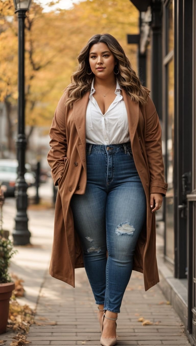 The Ultimate Guide to Choosing Ideal Jeans for Your Unique Body Type - 4. Plus Size: Flaunt Your Fabulousness 1