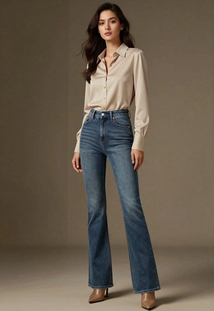 The Ultimate Guide to Choosing Ideal Jeans for Your Unique Body Type - 6. Tall Build: Embrace Your Height 1