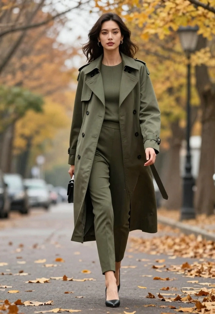 The Ultimate Guide to Flattering Fall Outfits for Women of All Sizes - 10. Classic Trench Coat 1