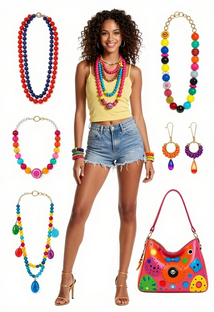 Transform Your Look: How to Style 2000s Fashion Outfits Like a Pro! - 5. Colorful Accessories: Make a Statement 1