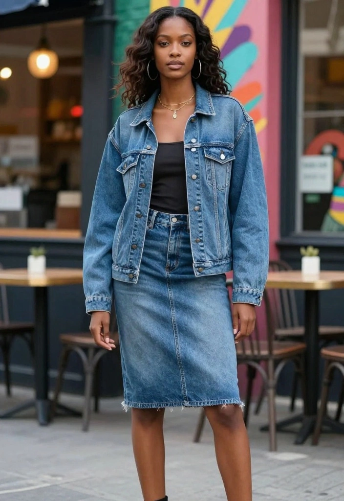 Transform Your Look: How to Style 2000s Fashion Outfits Like a Pro! - 7. The Power of Denim: Jackets and Skirts 1