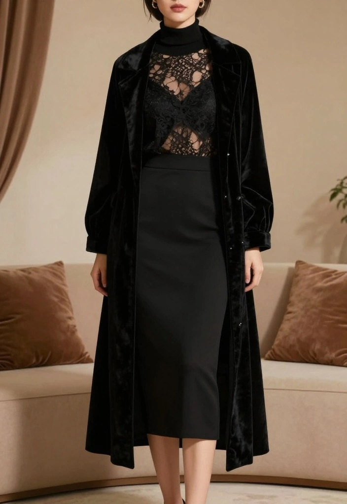 Transform Your Wardrobe: How to Create Elegant Looks with Dark Feminine Outfits - 1. The Power of Layering 1