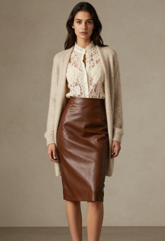 Transform Your Wardrobe: How to Create Elegant Looks with Dark Feminine Outfits - 7. Textured Layers for Depth 1