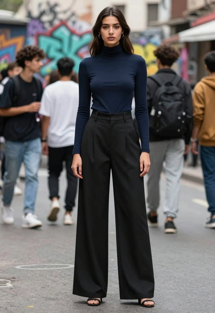 10 Chic and Cute School Outfits That Are Perfect for Every Student! - 4. Trendy Wide-Leg Trousers 1