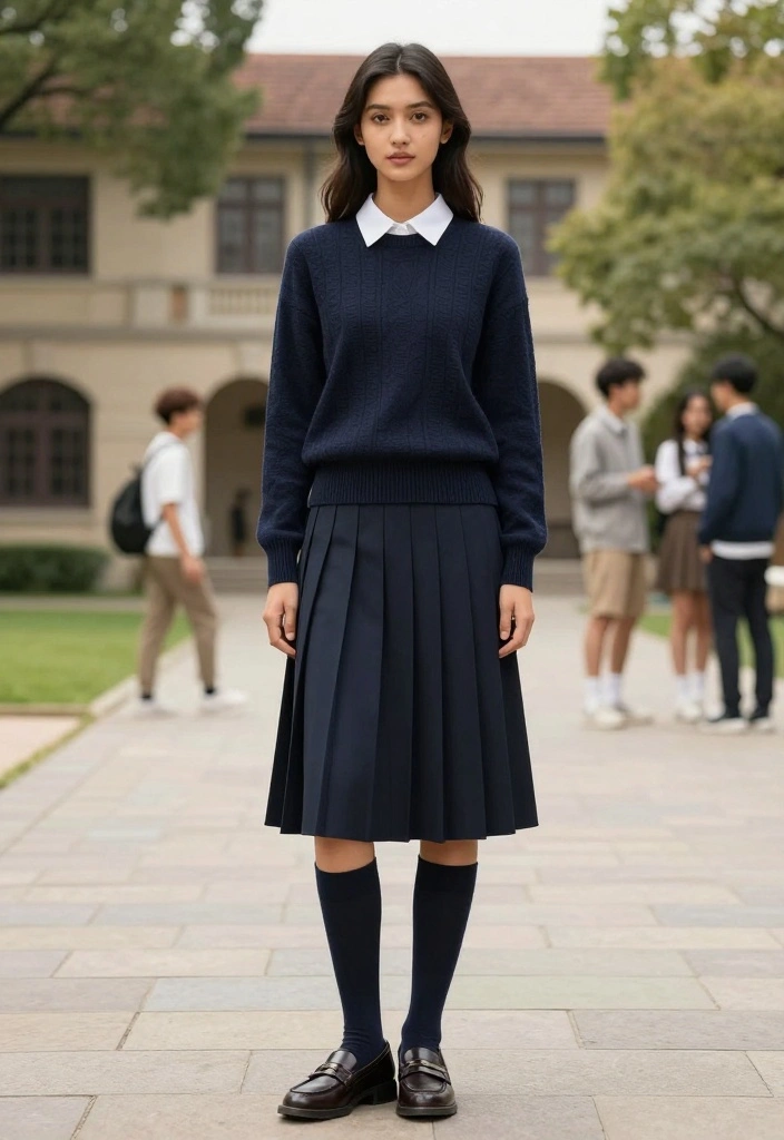 10 Chic and Cute School Outfits That Are Perfect for Every Student! - 5. Preppy Classics 1