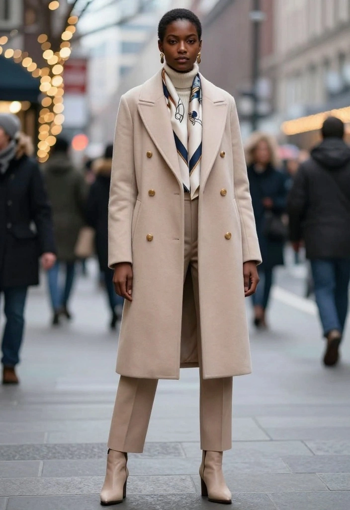 10 Classy Winter Outfits for Women That Are Anything But Boring! - 1. Tailored Chic with a Twist 1