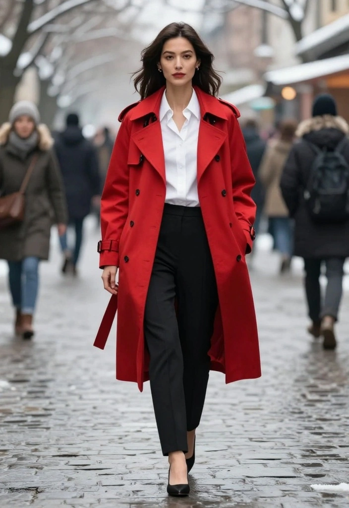 10 Classy Winter Outfits for Women That Are Anything But Boring! - 4. Statement Outerwear 1