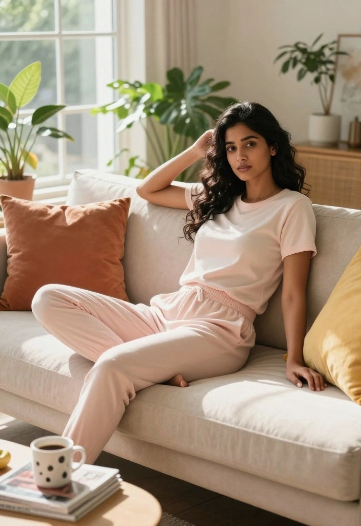 10 Cozy Chill Day Outfit Ideas That Are Stylish Yet Super Comfy! - 2. Loungewear Set 1