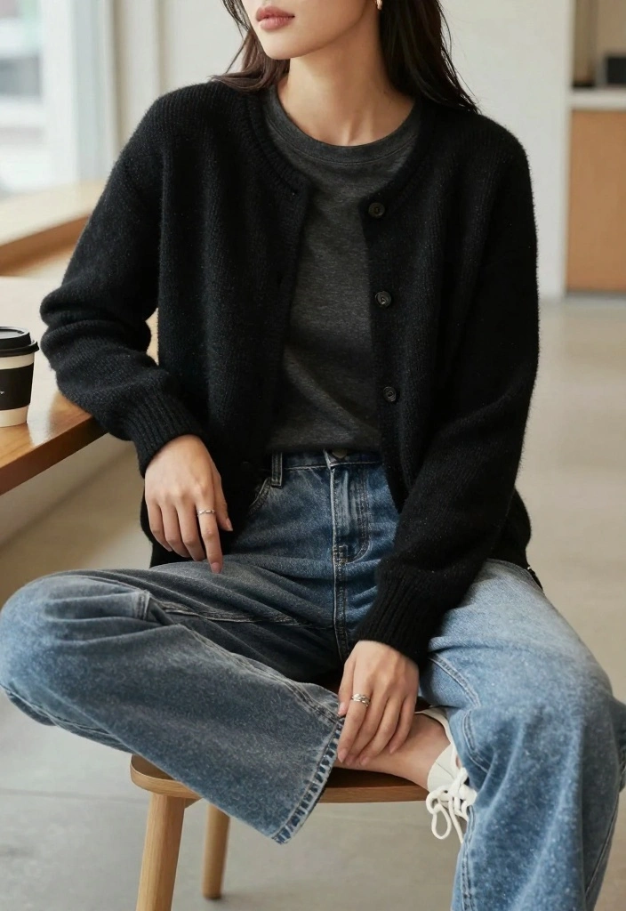 12 Fashionable Travel Outfit Ideas That Are Easy to Pack and Even Easier to Wear! - 5. Layered Look with Cardigans 1