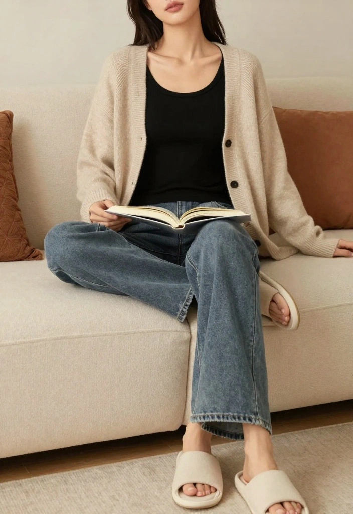 12 Minimalist Casual Outfits for Women That Are Total Wardrobe Game Changers! - 5. Layered Looks with a Basic Tank 1