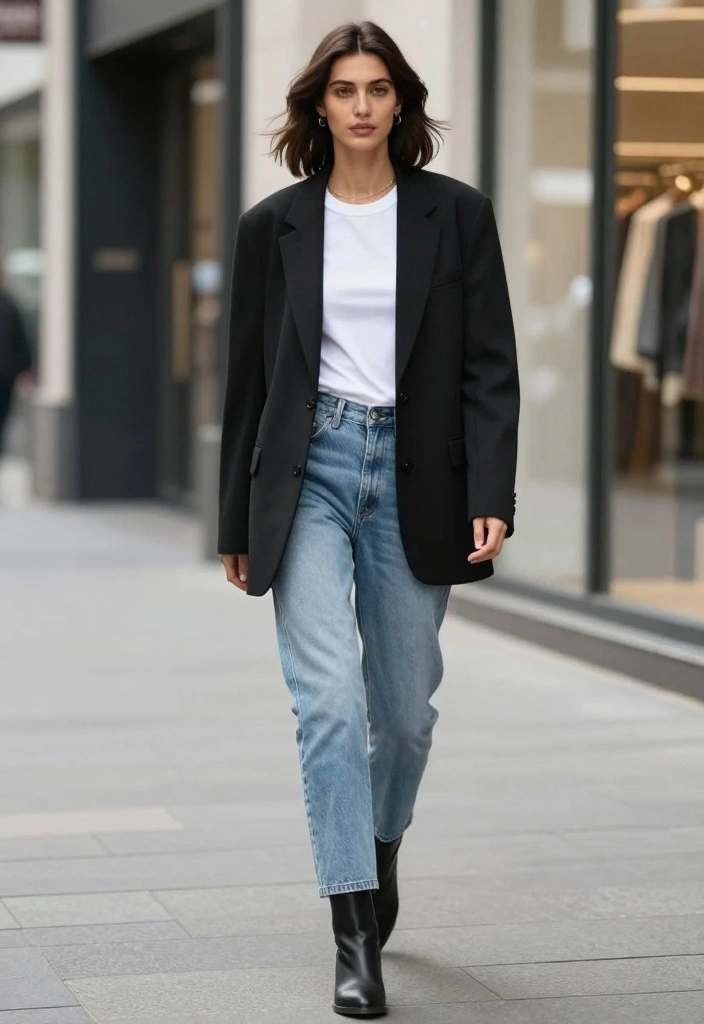 12 Minimalist Casual Outfits for Women That Are Total Wardrobe Game Changers! - 9. The Oversized Blazer Look 1