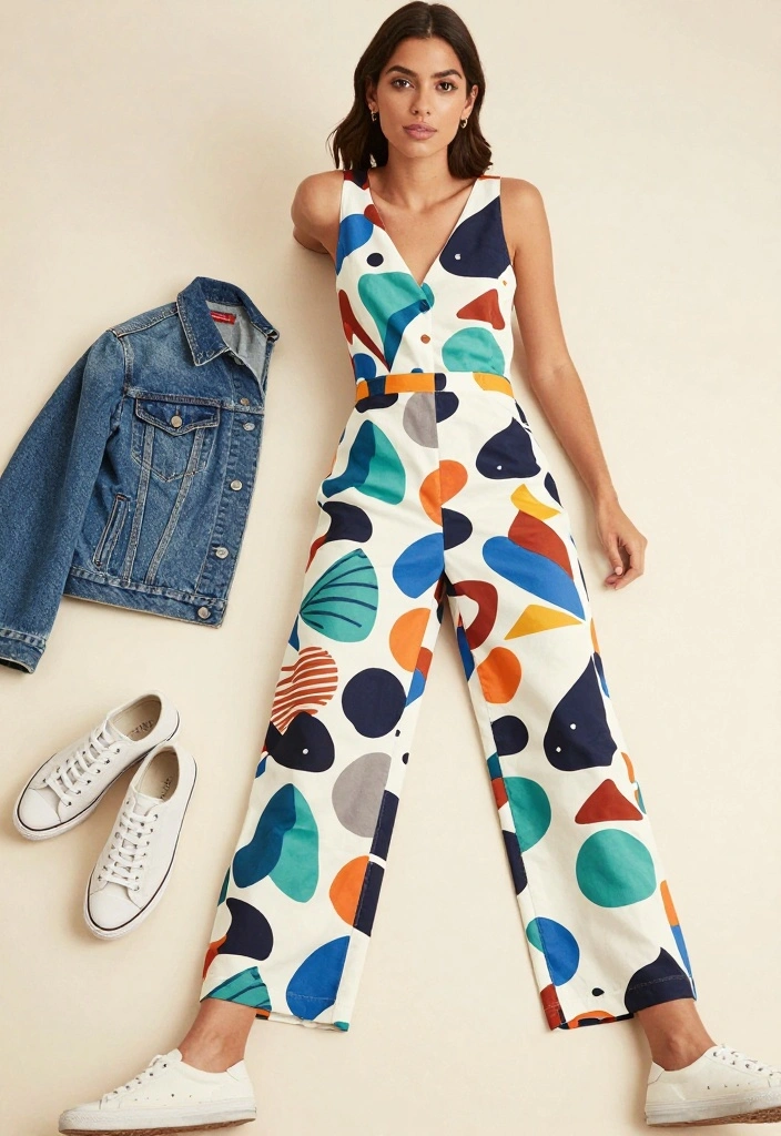 13 Effortless Back to School Looks That Will Make You the Trendsetter in Class! - 11. Stylish Jumpsuit for an Effortlessly Cool Look 1