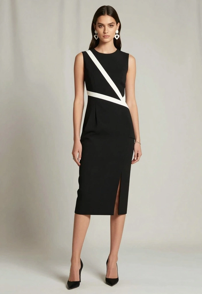 14 Celebrity-Inspired Formal Outfit Ideas for Women That Are Pure Glamour! - 1. Classic Black and White Elegance 1