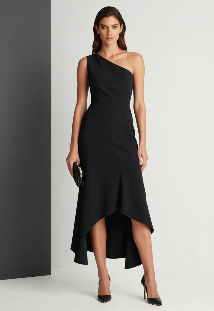 14 Celebrity-Inspired Formal Outfit Ideas for Women That Are Pure Glamour! - 12. Asymmetrical Designs for a Modern Twist 1