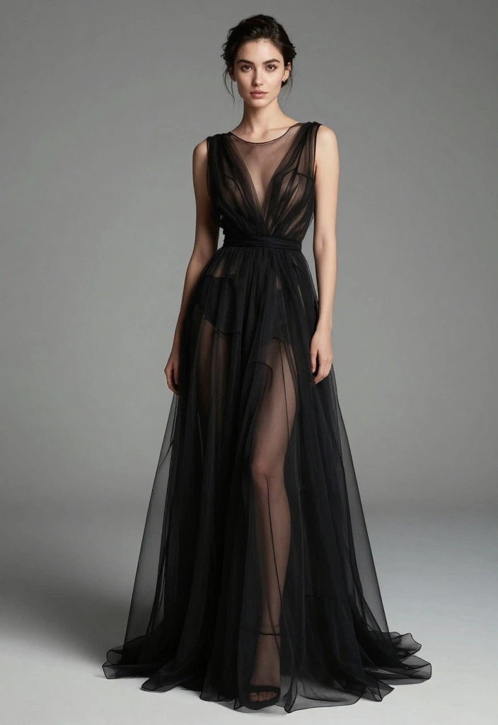 14 Celebrity-Inspired Formal Outfit Ideas for Women That Are Pure Glamour! - 4. Sheer Elegance 1