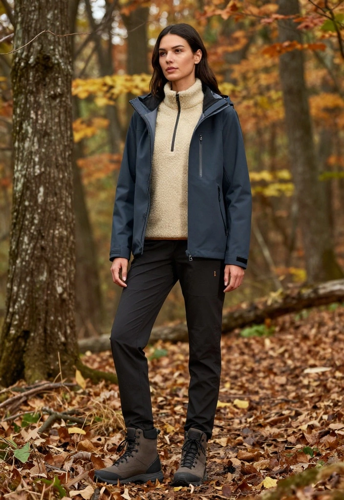 14 Chic Layering Techniques for Cute Fall Outfits Aesthetic You’ll Adore! - 14. Layering for Outdoor Adventures 1