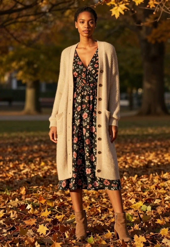 14 Chic Layering Techniques for Cute Fall Outfits Aesthetic You’ll Adore! - 2. Layering with Cardigans 1