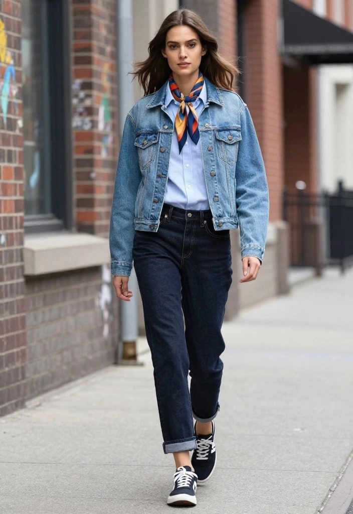 14 Chic Layering Techniques for Cute Fall Outfits Aesthetic You’ll Adore! - 3. Double Denim Delight 1