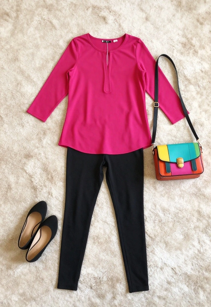 14 Comfy Travel Attires That Don't Compromise on Fashion (You’ll Love #3!) - 9. Essential Tunic and Leggings 1