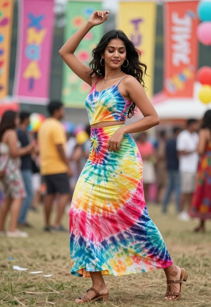 14 Easy and Chic Summer Outfit Ideas for Women That Are Total Game Changers! - 9. Tie-Dye Everything 1