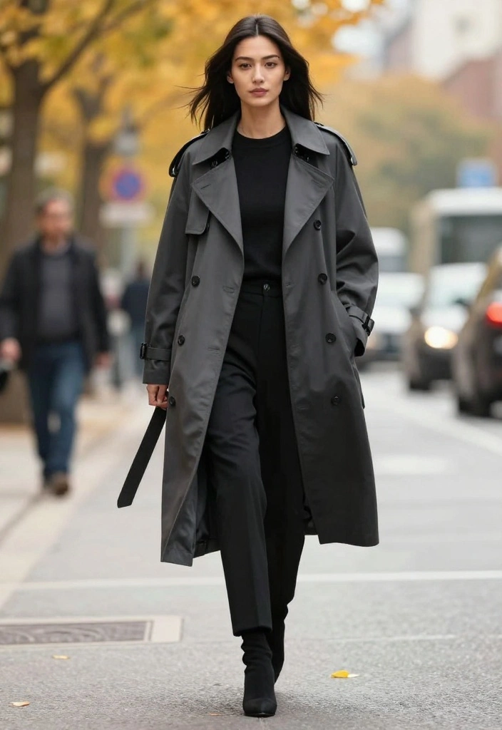 14 Fall Outfit Inspirations You Won't Want to Miss This Season! - 14. The Timeless Trench Coat 1