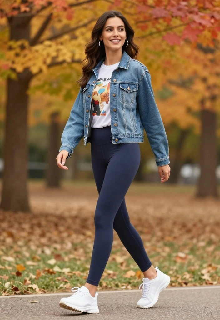 14 Must-Have Casual Fall Outfits for Women You’ll Absolutely Adore! - 2. Layered Look with a Denim Jacket 1