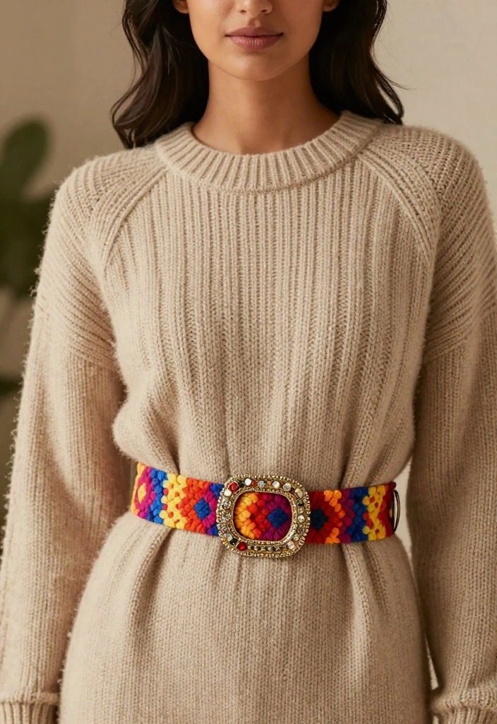 14 Must-Have Winter Layering Styles That Will Make You the Queen of Comfy Chic! - 6. Statement Belts 1