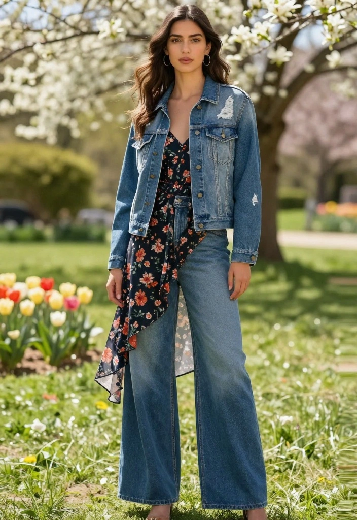 14 Spring Fashion Styles That Will Make Your Casual Outfits Shine Bright! - 2. Denim Dreams 1